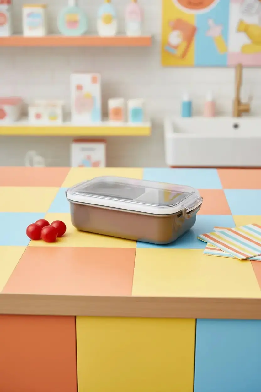 Miniso Lisanslı Klasik Seri Yemek Kabı 650 mL Kahverengi – Kompakt Tasarım