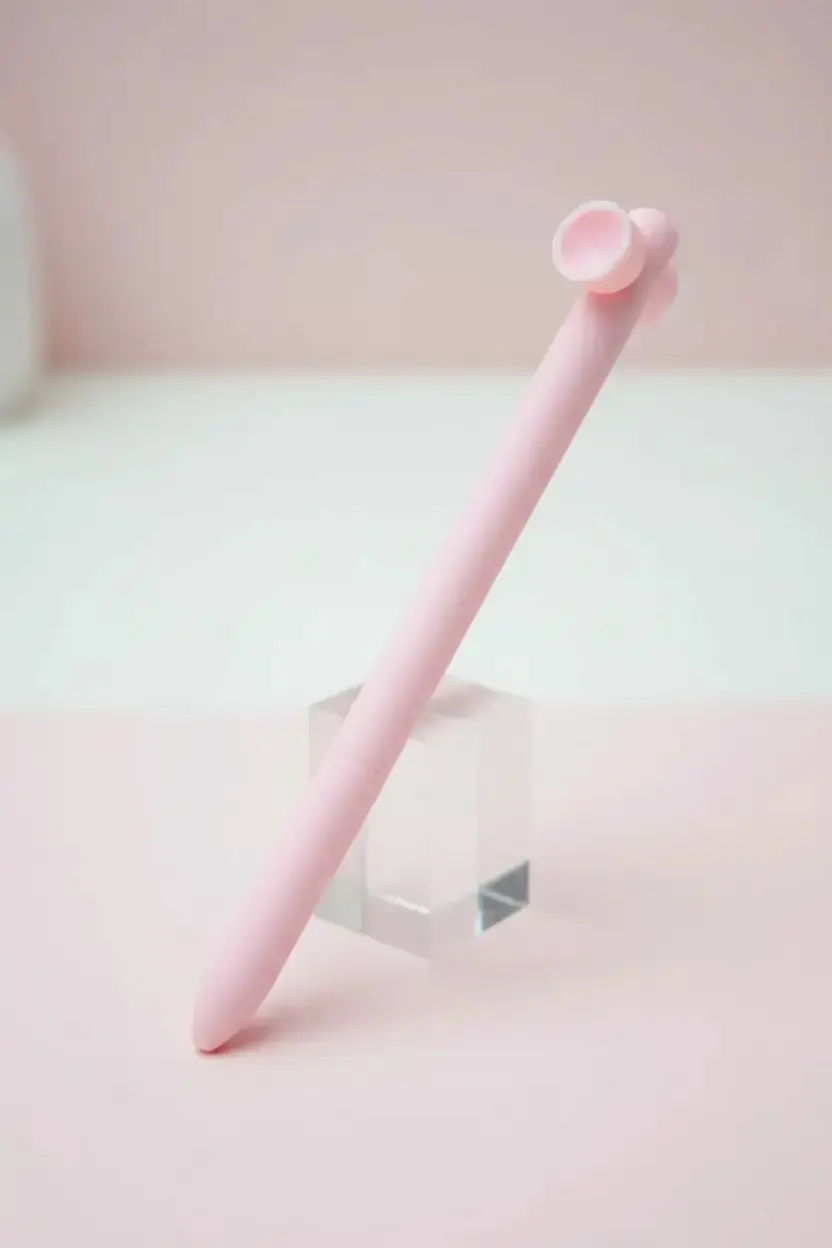 Miniso Lisanslı PopPen Serisi İmza Kalemi 0,5 mm – Siyah Mürekkepli Pembe Gövde