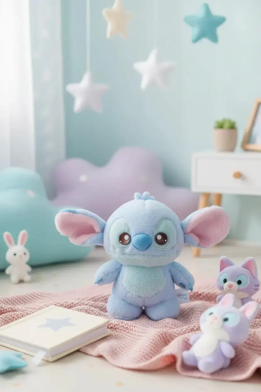 Disney Lilo & Stitch Lisanslı Peluş Oyuncak 15 Cm – Mini Peluş Arkadaş Serisi Taşınabilir Tasarım