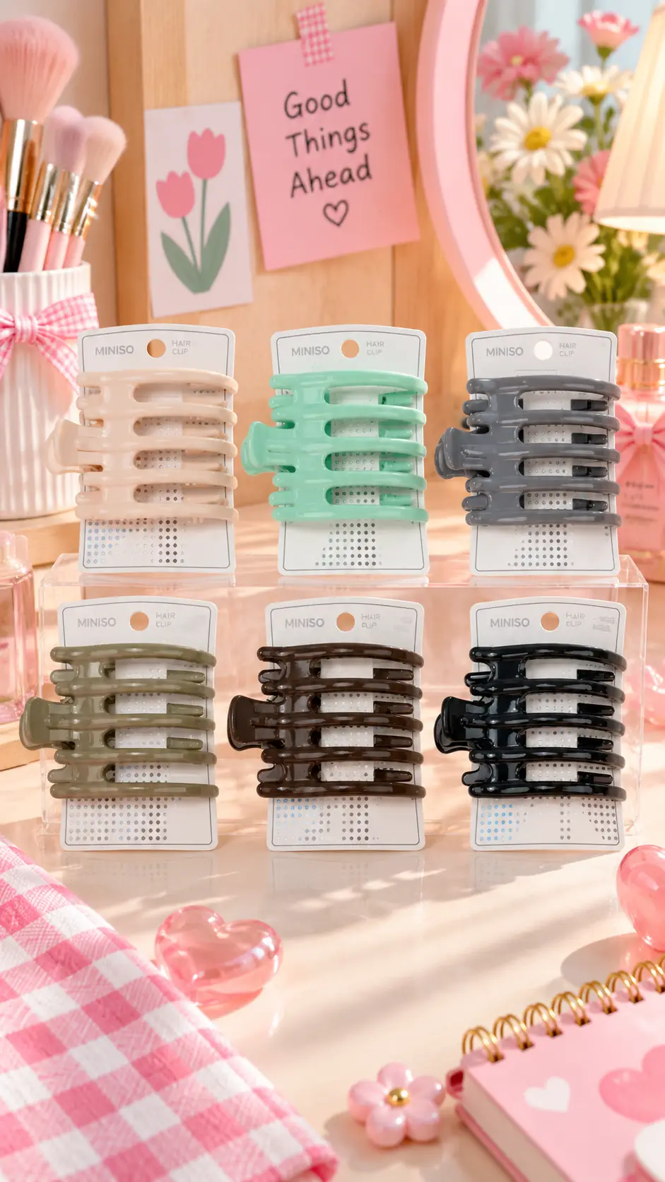 Miniso Lisanslı Basic Serisi Büyük At Kuyruğu Tokası – Güçlü Tutuşlu & Sade Saç Aksesuarı
