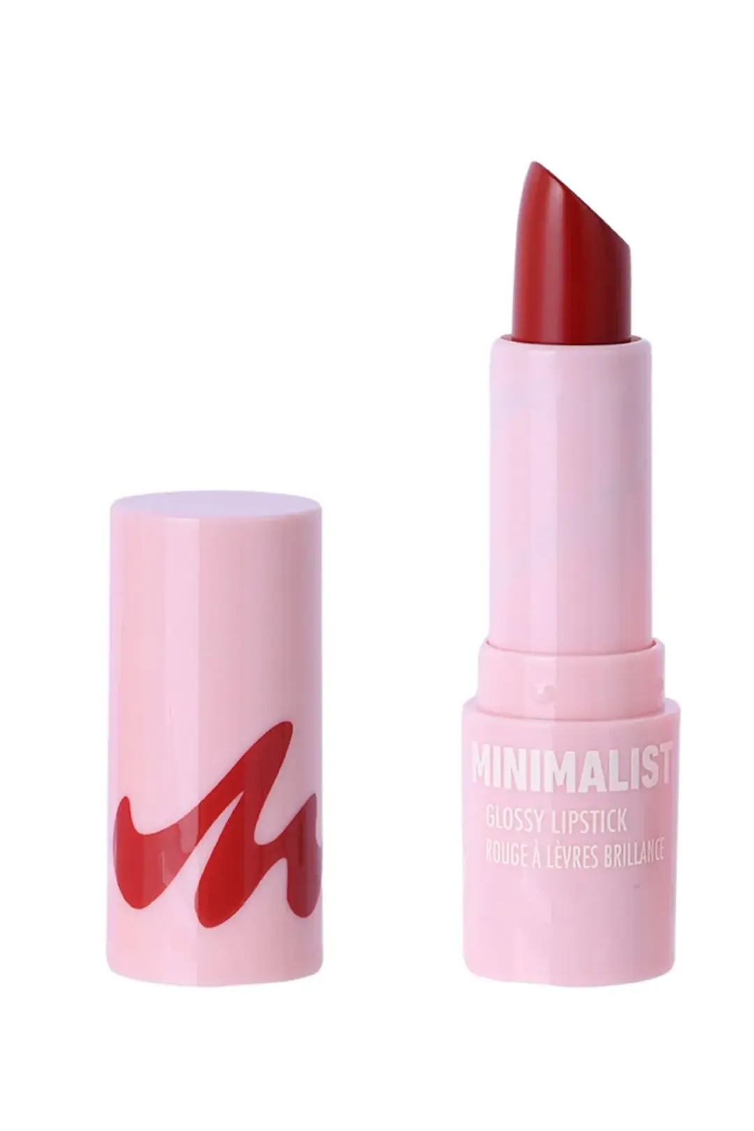Miniso Lisanslı Minimalist Serisi Parlak Ruj No 03 - Derin Kırmızı Tonu ve Nemlendirici Etkili Işıltılı Dudak Boyası