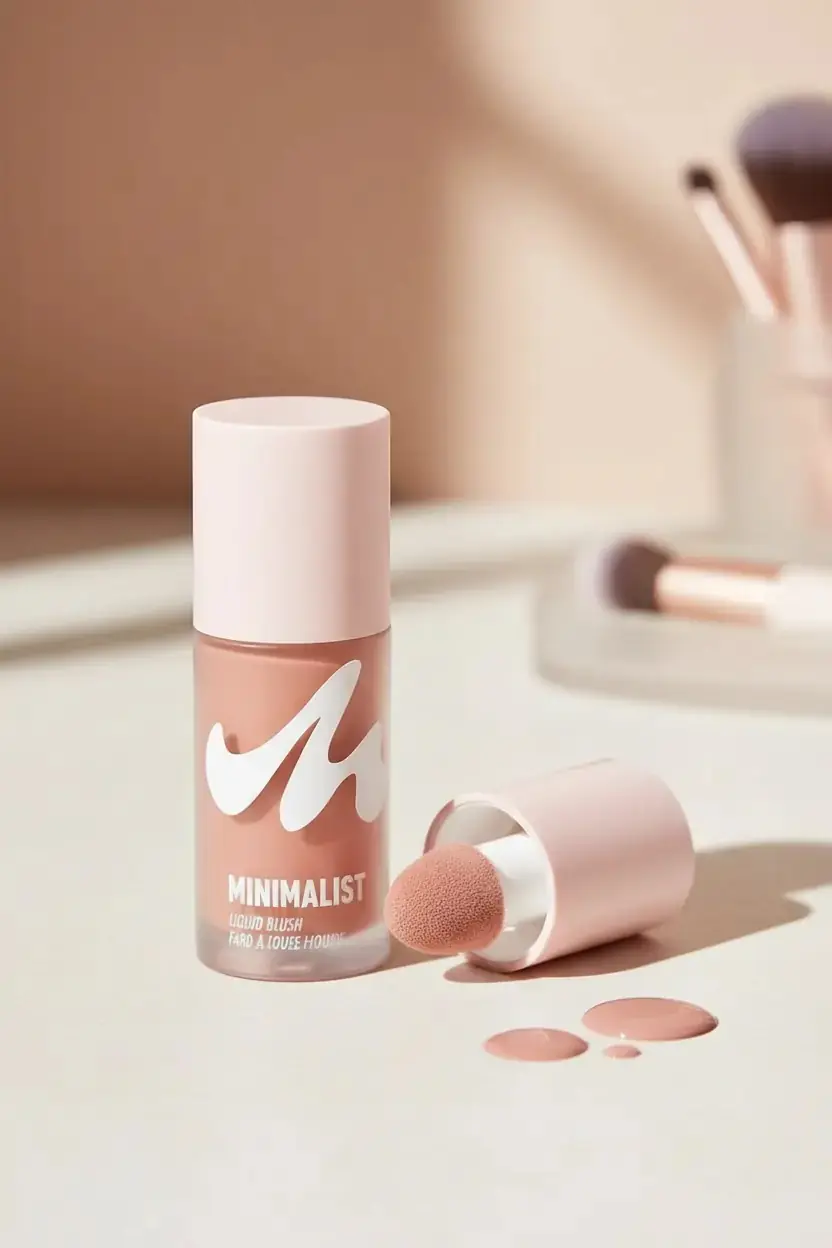 Miniso Lisanslı Minimalist Serisi Likit Allık No 03 - İpeksi Yapılı ve Sünger Uçlu Doğal Işıltı Veren Kalıcı Allık