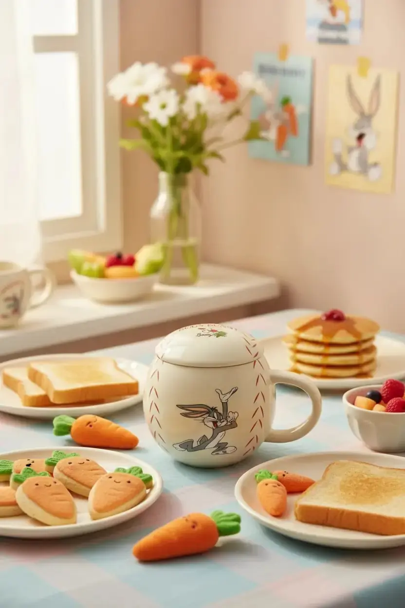 Bugs Bunny Lisanslı Seramik Kupa 340 Ml – Retro Tasarım Koleksiyonluk