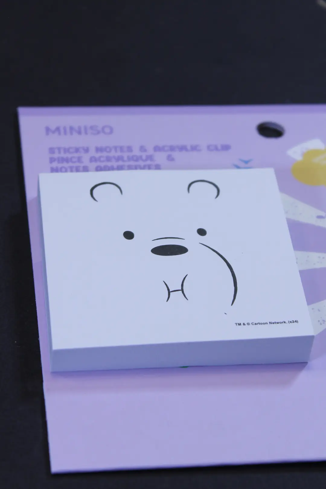 We Bare Bears Lisanslı Kutup Ayısı Not Kağıdı Seti – Klipsli 80 Yaprak