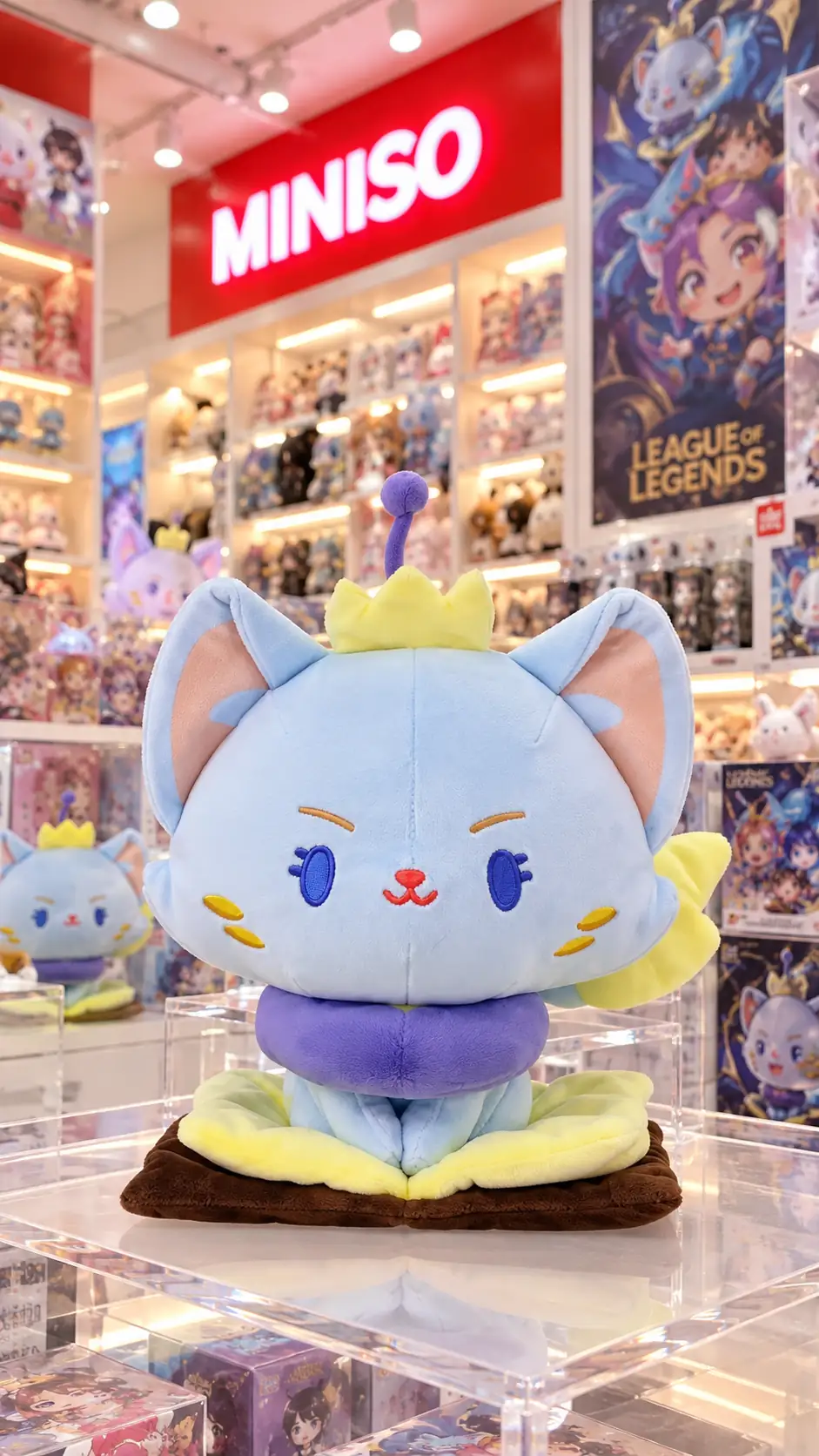 League of Legends Lisanslı Yuumi Oturan Peluş Oyuncak – Yumuşak Koleksiyonluk