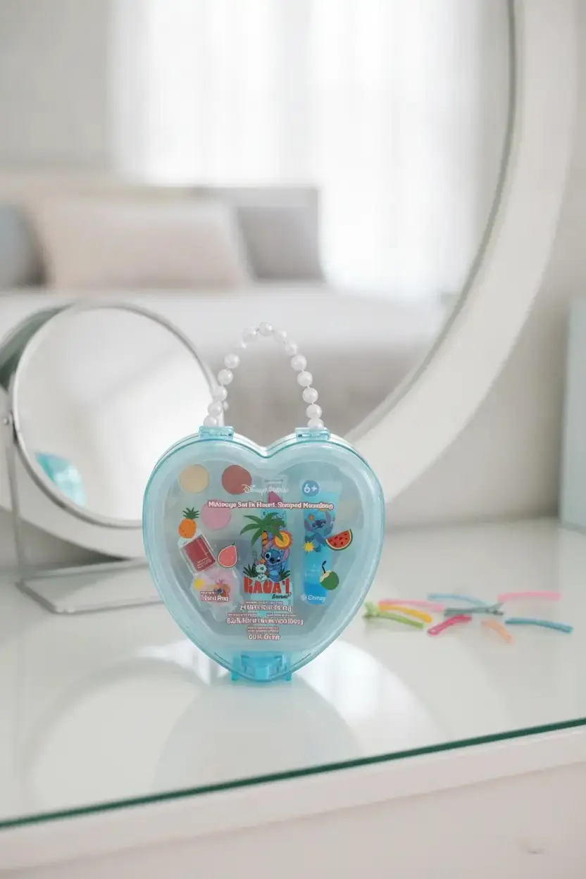 Disney Lisanslı Lilo & Stitch Makyaj ve Tırnak Süsleme Seti – Yaratıcı ve Eğlenceli Tasarım