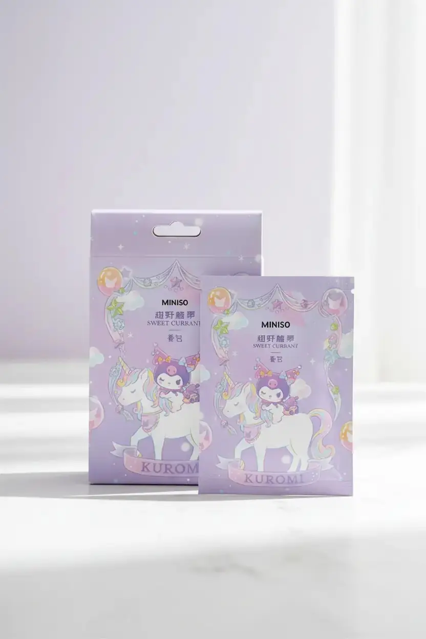 Sanrio Lisanslı Kuromi Kokulu Kese (Tatlı Yaban Frenk Üzümü) – Dolap & Çekmece Parfümü