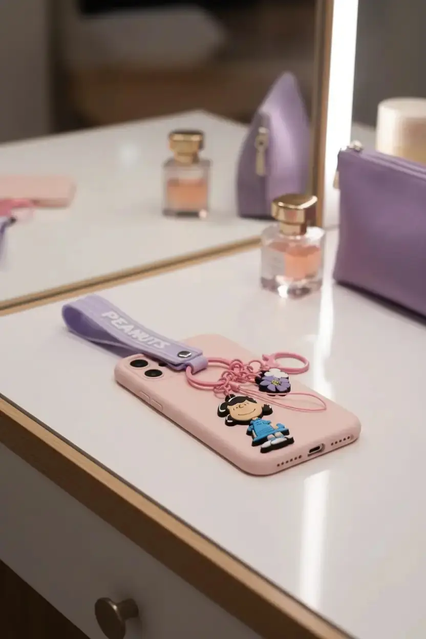 Peanuts Snoopy Colorful Life Koleksiyonu Telefon Askısı – Lucy
