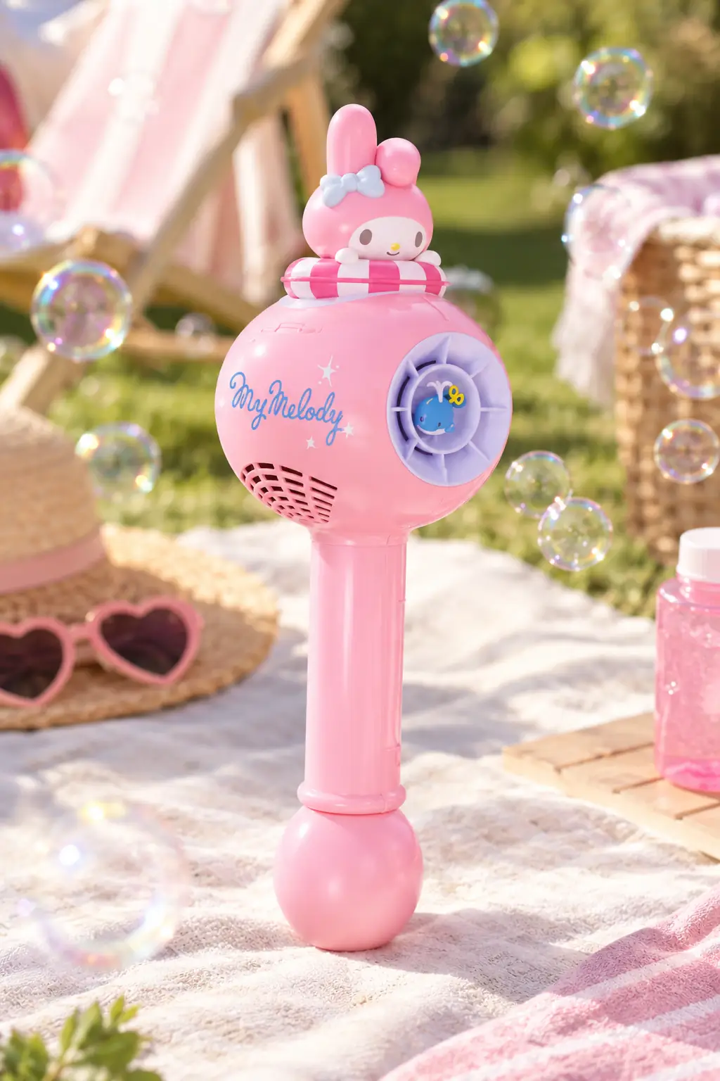 My Melody Lisanslı Jump into Summer Elektrikli Baloncuk Çubuğu – Yaz Eğlencesi