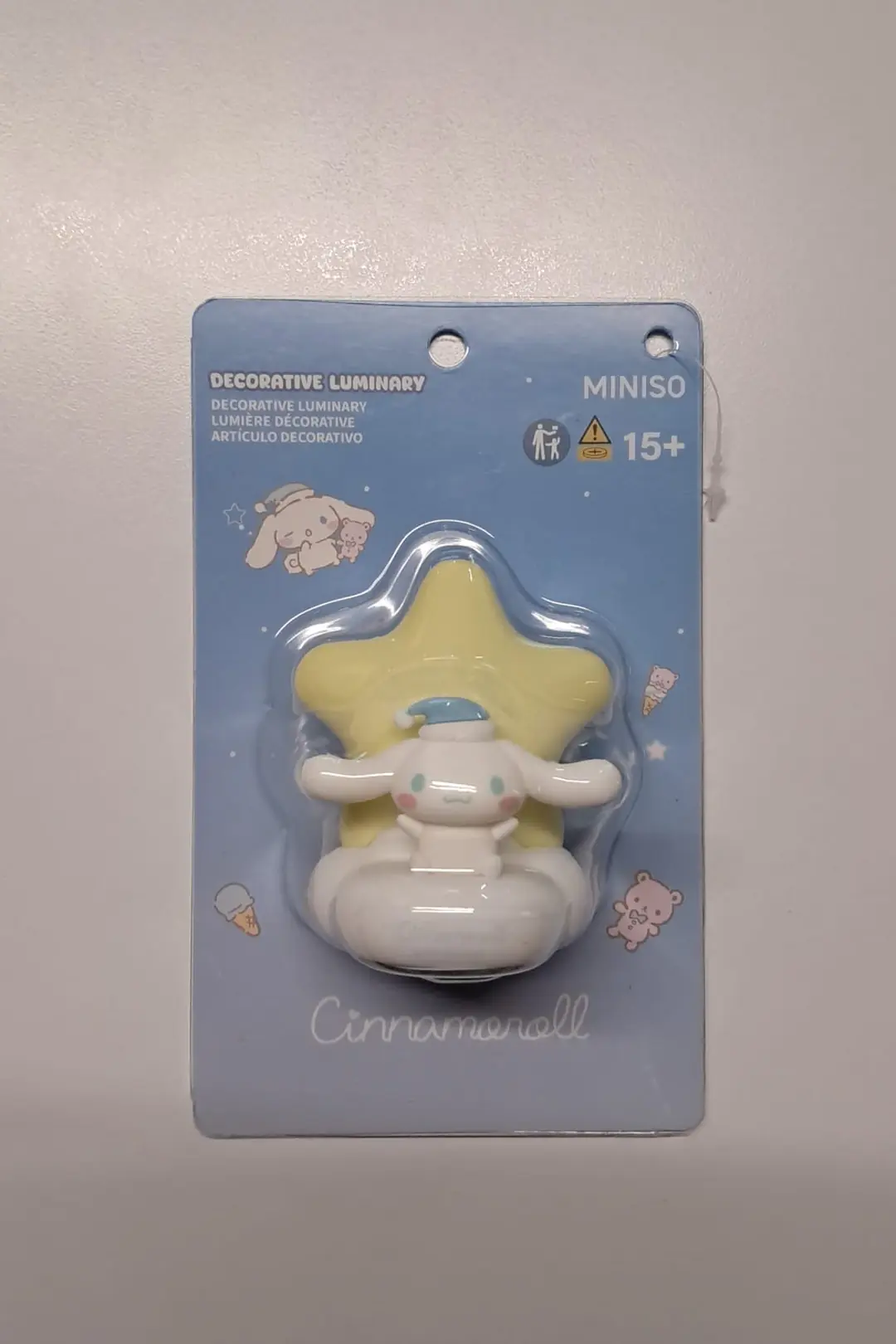 Sanrio Lisanslı Cinnamoroll Sweet Dream Yıldız ve Ay Dekoratif Gece Lambası – Yıldız Figürlü Model