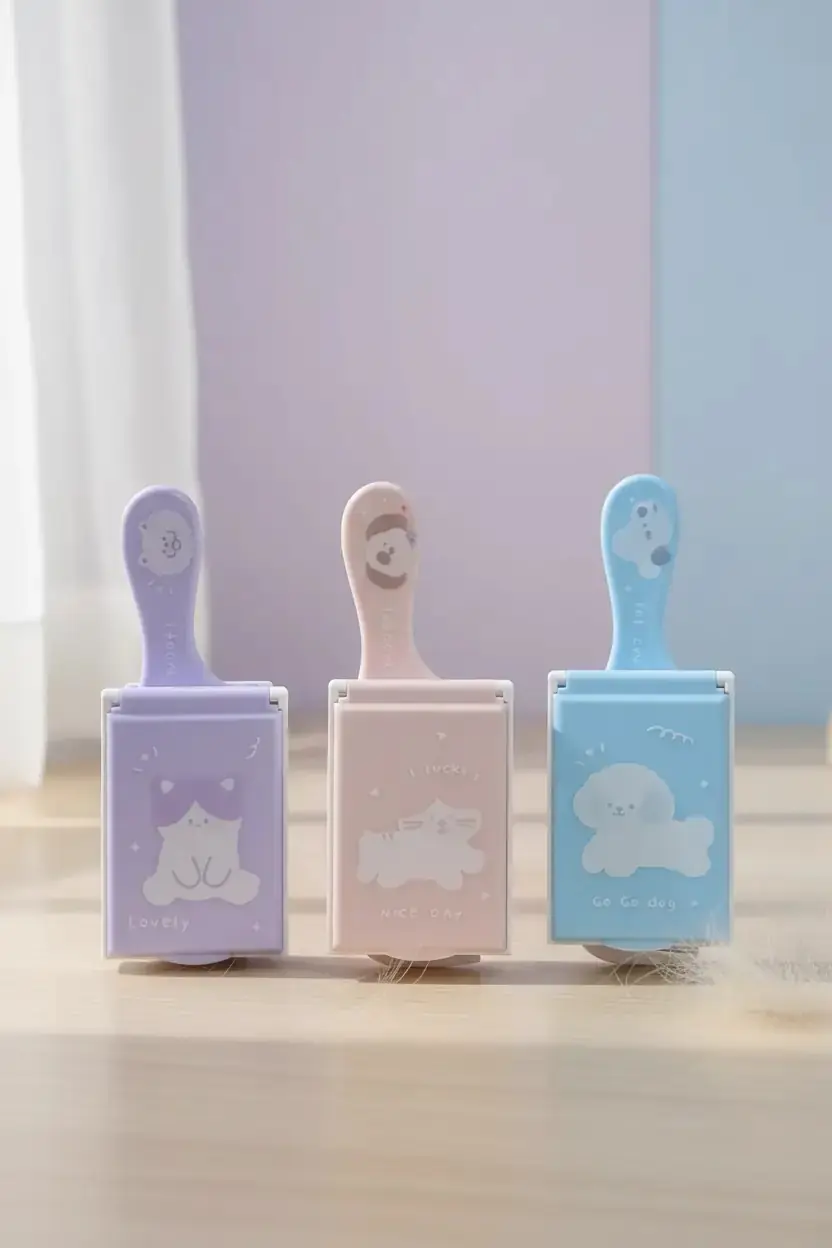 Miniso Lisanslı Hayvan Serisi Ayna ve Tarak Seti 2’li – Taşınabilir 14,5 Cm