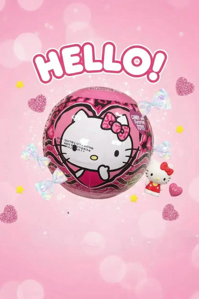 Hello Kitty Çift Sleew Top Kumbara – Sevimli ve Dekoratif Tasarım