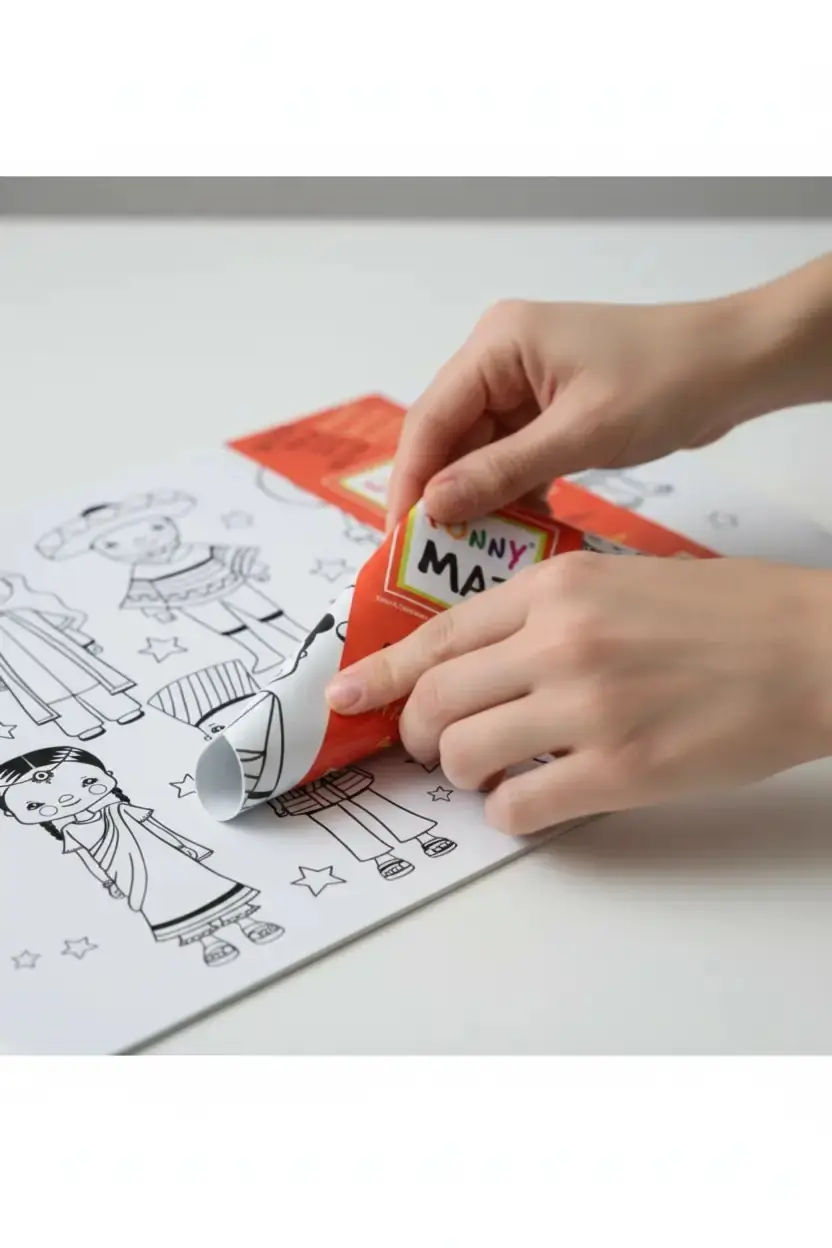 Akademi Çocuk Funny Mat Dünya Çocukları – 48x33,5 cm Silinebilir Aktivite Matı