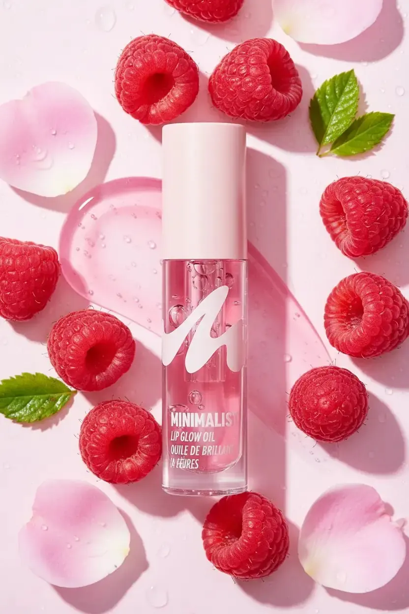 Miniso Lisanslı Minimalist Serisi Dudak Yağı No 02 Ahududu Pembesi - Yoğun Nemlendirici ve Canlandırıcı Parlak Lip Oil