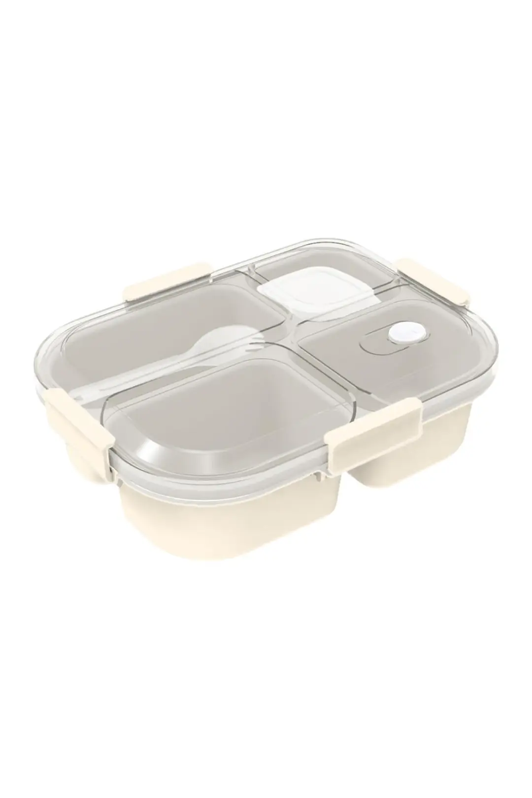 Miniso Lisanslı Graceful Serisi 4 Bölmeli Sızdırmaz Yemek Kutusu 1150 mL