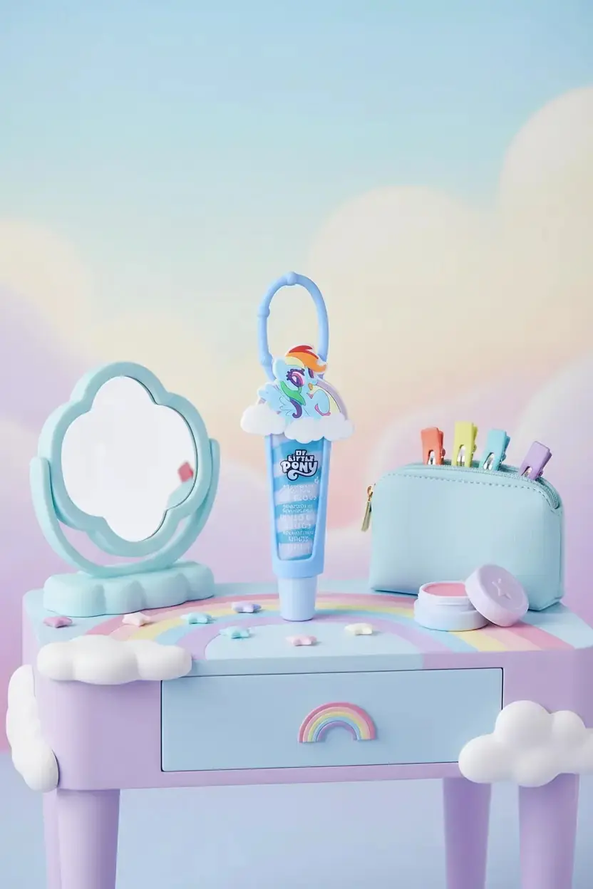 My Little Pony Lisanslı Rainbow Dash Dudak Parlatıcısı – Nemlendirici ve Işıltılı