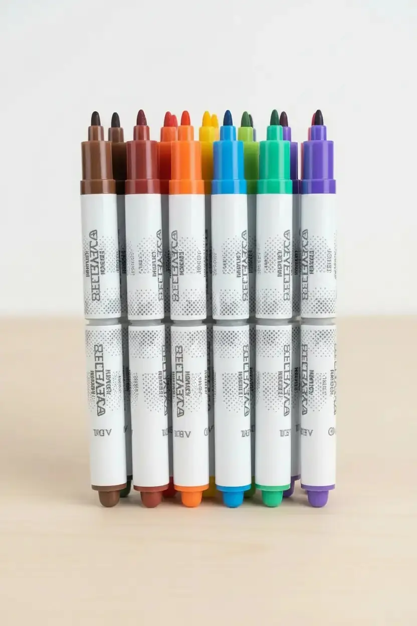 Miniso Lisanslı Yıkanabilir Suluboya Kalem Seti 24 Renk Kolay Temizlenebilir Boya Kalemi