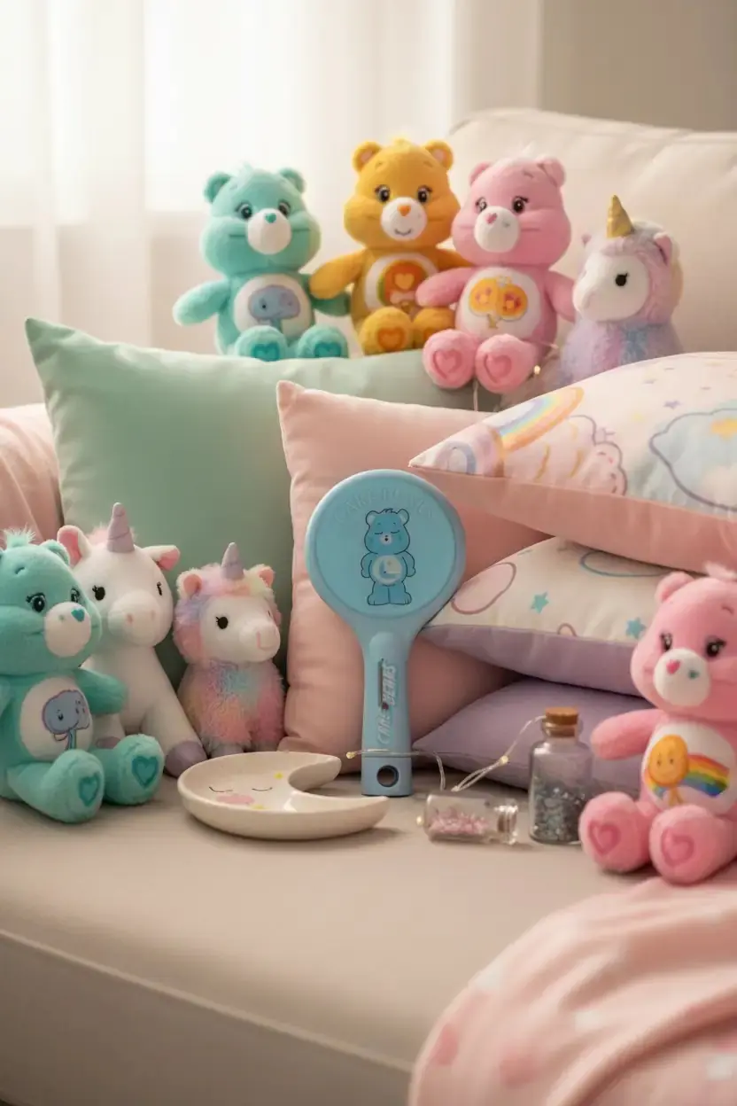 Care Bears Lisanslı Sevimli Saç Fırçası 15 Cm