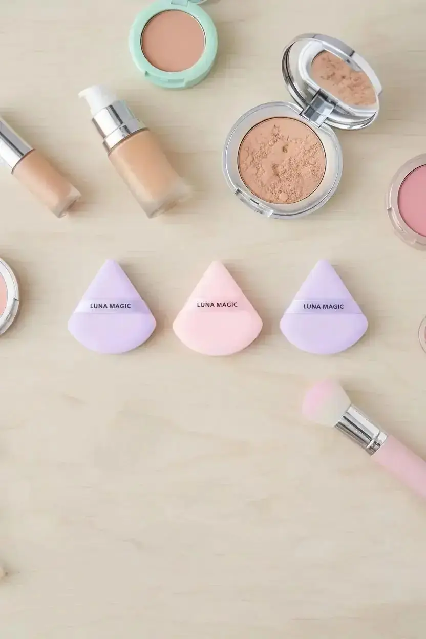 Miniso Lisanslı Bloom & Glow Toz Pudra Süngeri Seti 3’lü – Pratik Uygulama 16,5 Cm