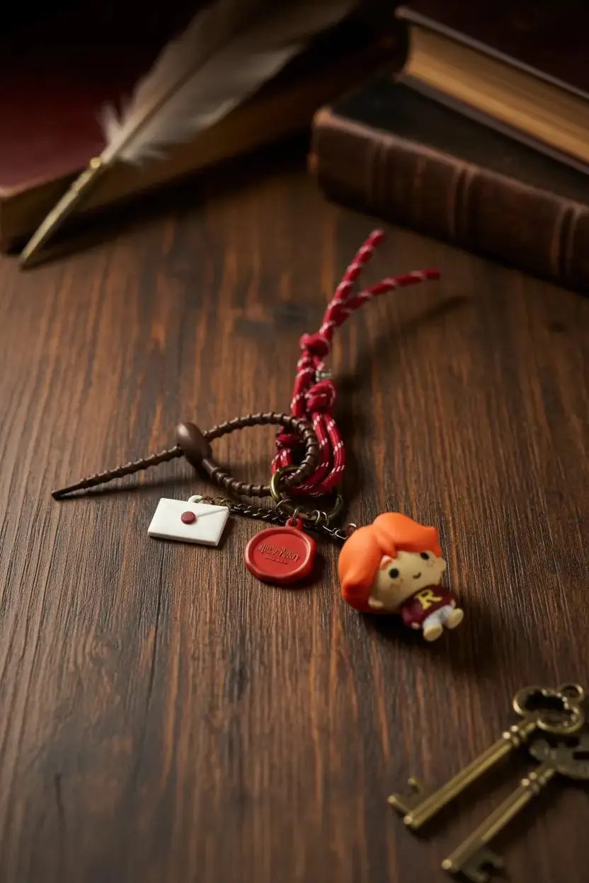 Harry Potter Lisanslı Kazaklı Ron Figür Anahtarlık – Koleksiyonluk & Şık