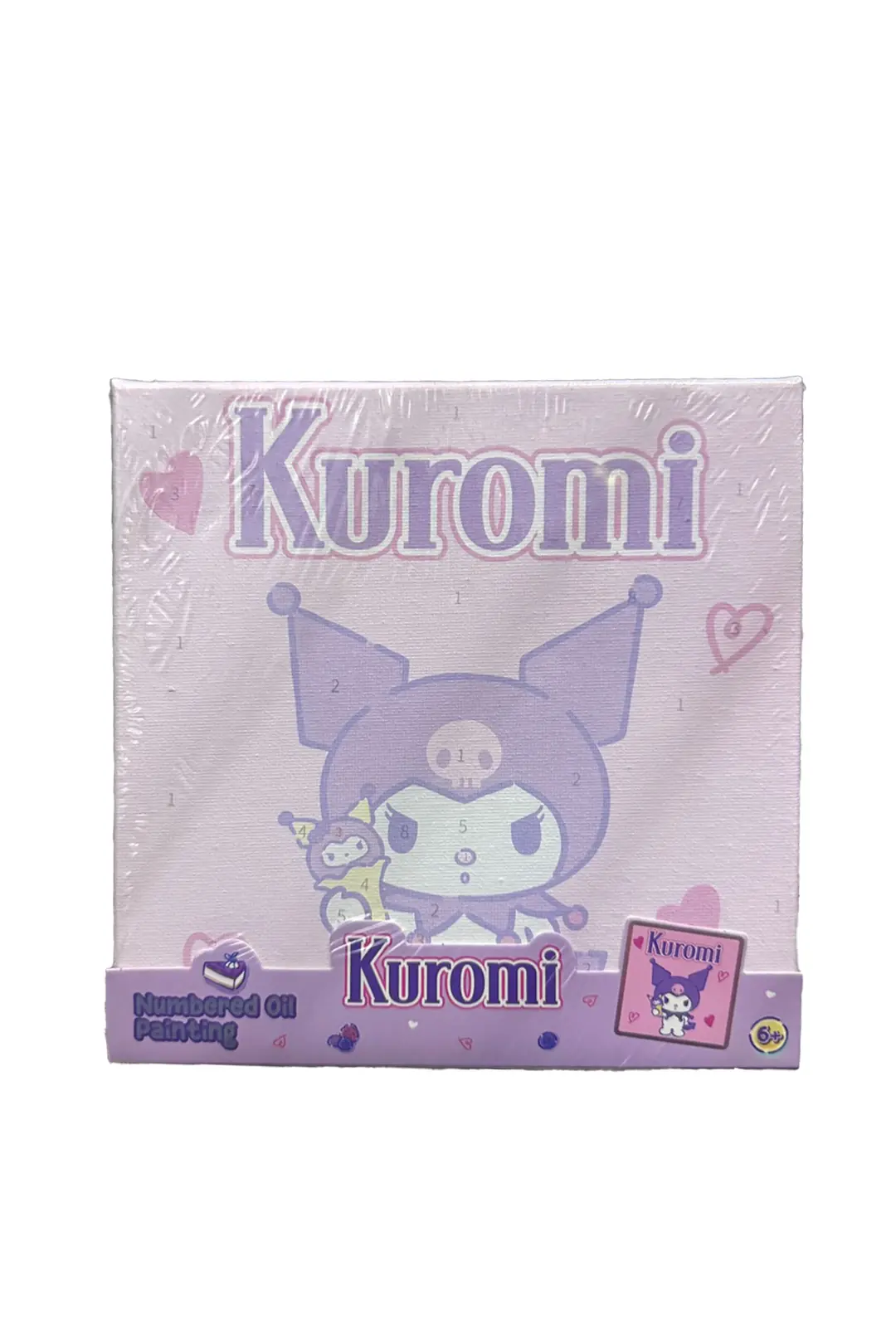 Sanrio Lisanslı Hello Kitty ve Arkadaşları Numaralı Yağlıboya Tablo Seti – Çam Çerçeveli Tuval ve Akrilik Boya İçerikli Hobi Seti 20x20 Cm