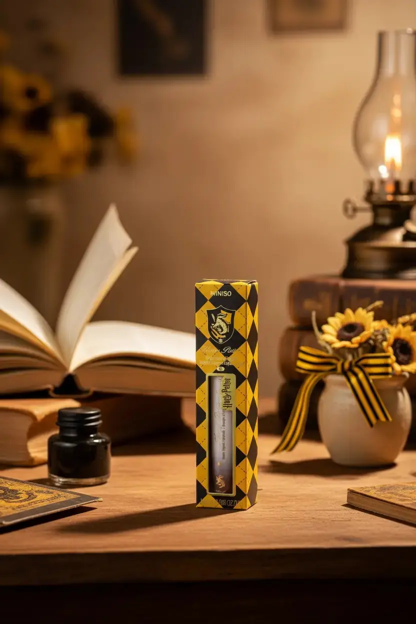Harry Potter Lisanslı Hufflepuff Likit Mat Ruj (04) – Uzun Süre Kalıcı ve Yüksek Pigmentli Mat Ruj