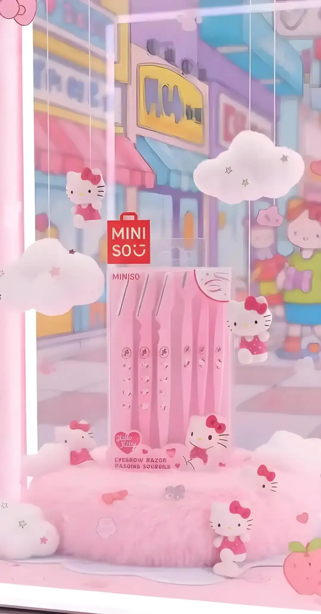 Sanrio Lisanslı Hello Kitty Ve Arkadaşları Pembe Koleksiyonu Hassas Kaş Ve Yüz Usturası