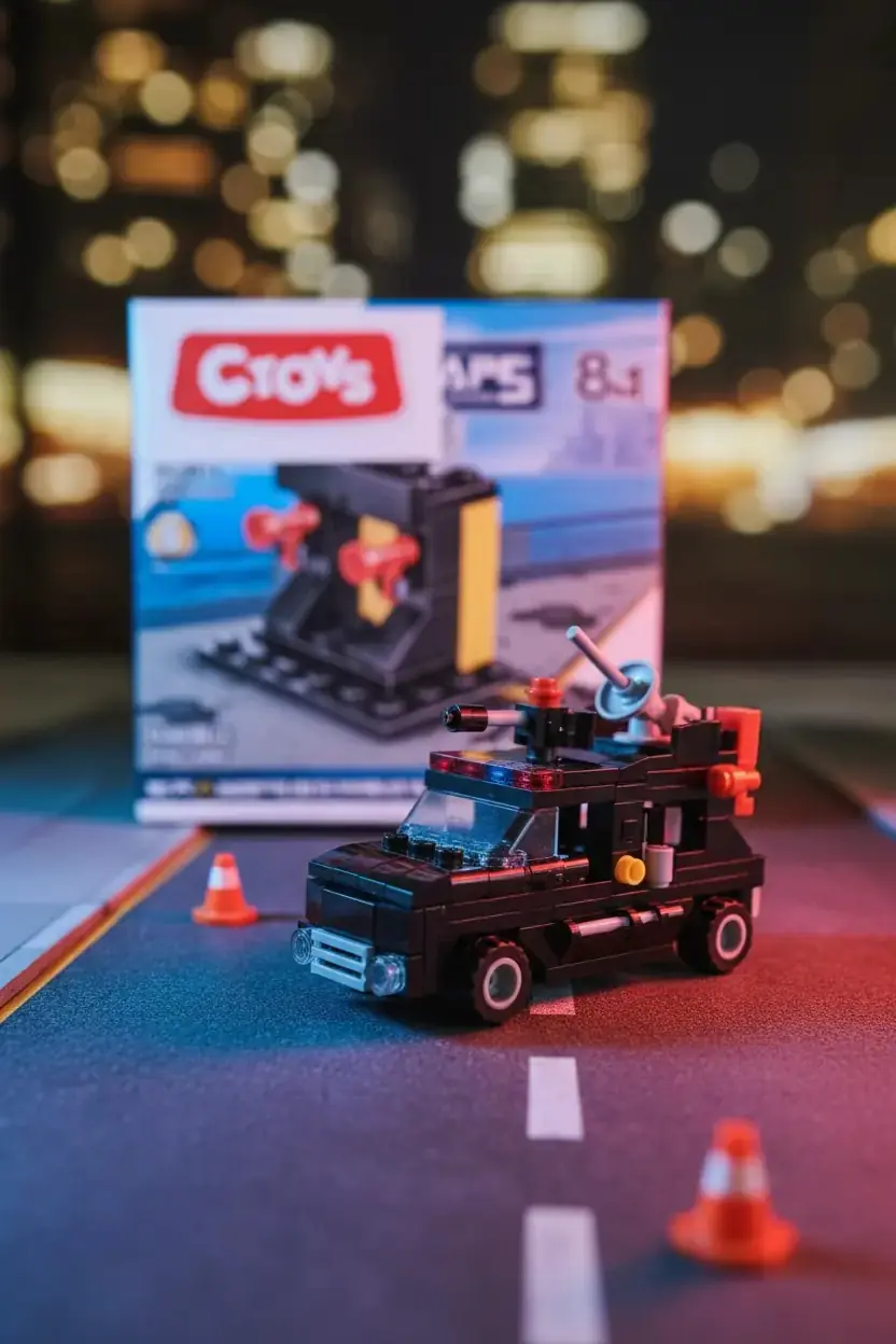 Blok Mini Polis Arabaları Blind Box – Sürpriz Yapım Oyuncakları