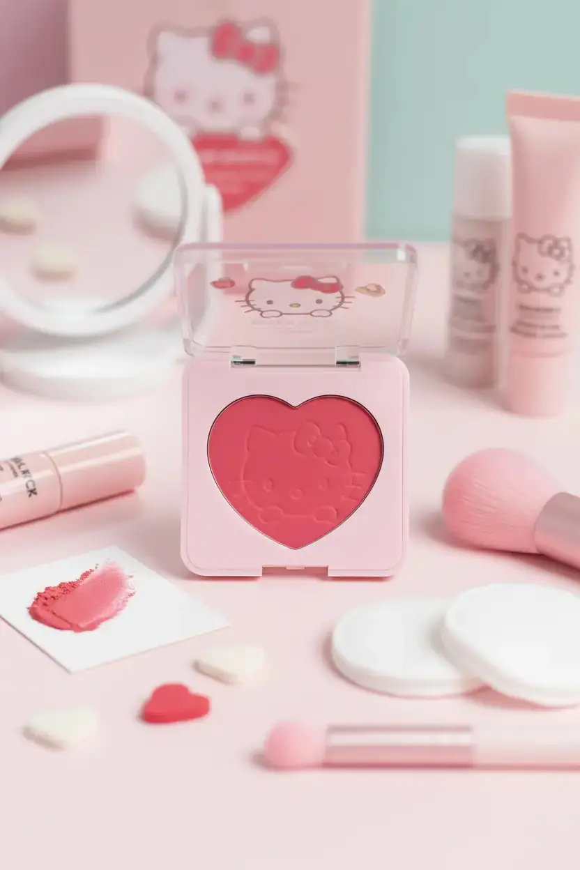 Hello Kitty Lisanslı Allık – 02 Kırmızı
