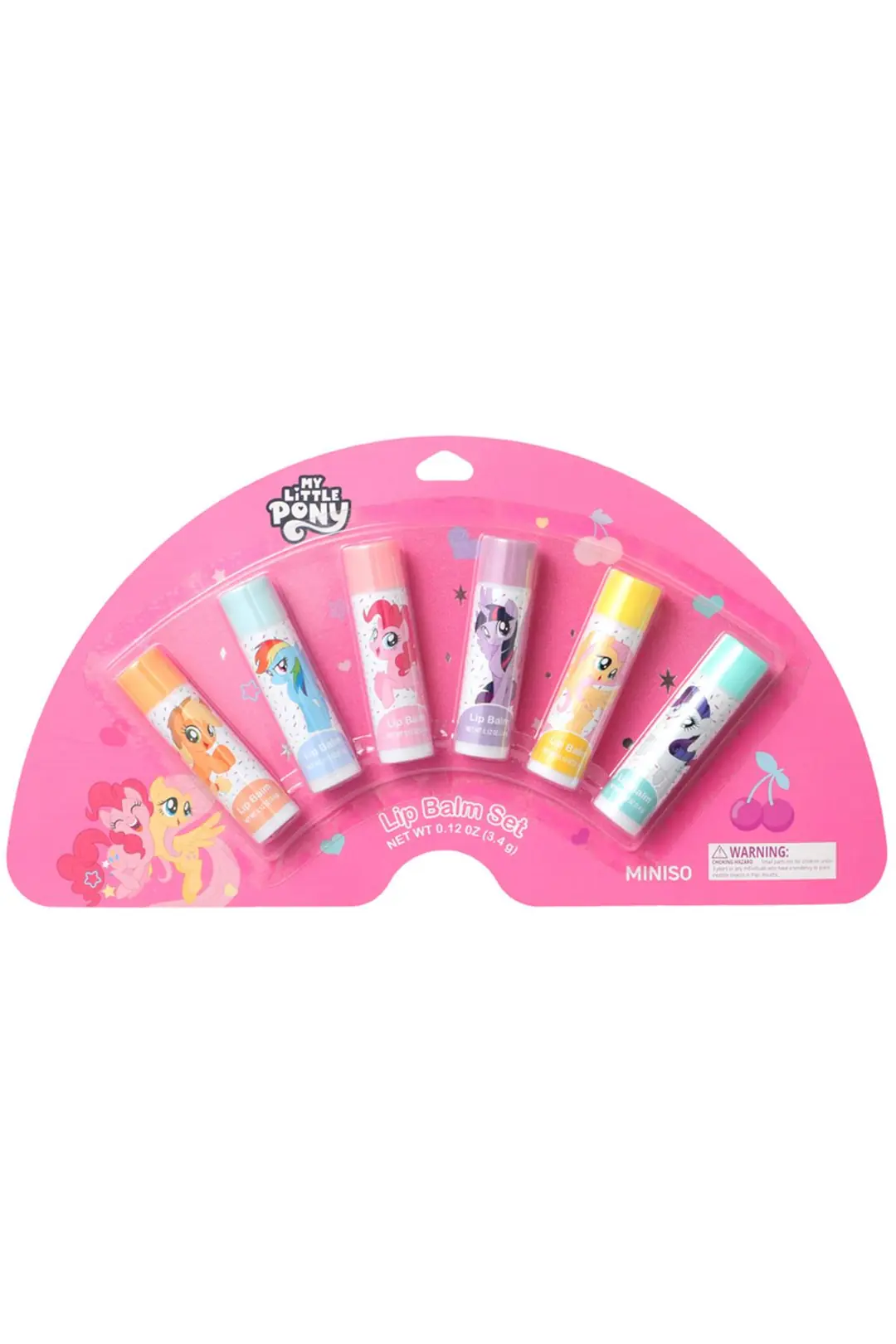 My Little Pony Lisanslı 6'lı Lip Balm Seti – Karışık Meyve Aromalı