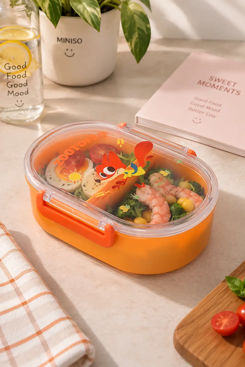 Disney Lisanslı Zootropolis Nick Yemek Kabı 650 Ml – Sızdırmaz & Bölmeli Tasarım