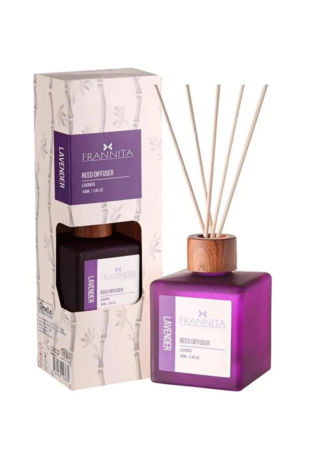 Frannita Bambu Çubuklu Oda Kokusu Lavender 100 ml – Lavanta Kokulu