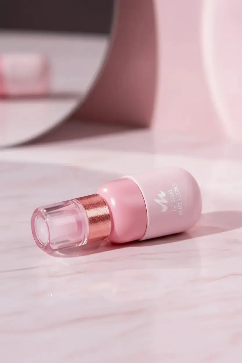 Miniso Lisanslı Minimalist Boncuk Zincirli Mini Şişe Dudak Parlatıcısı – 04 Kiraz Pembesi