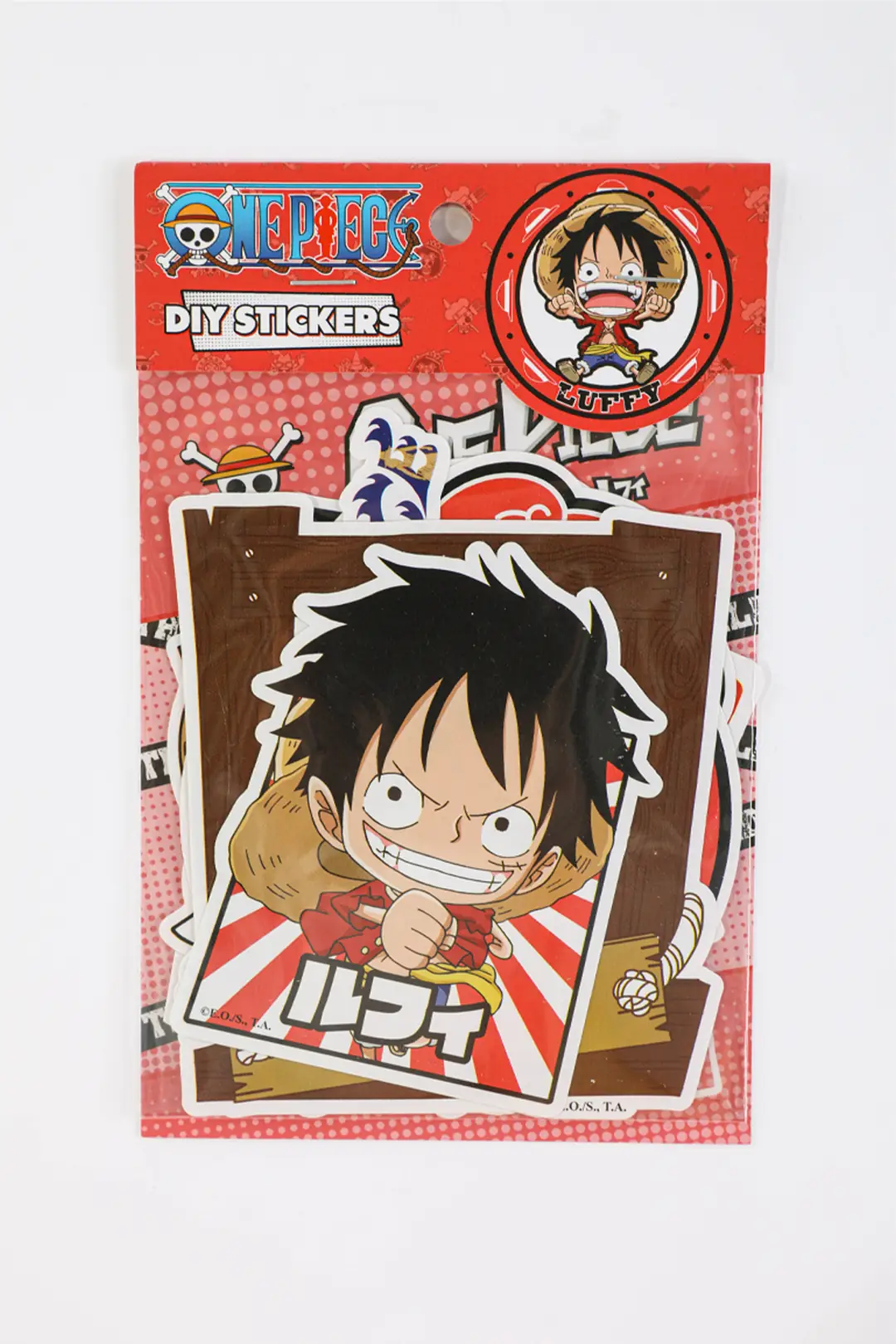 One Piece Klasik Koleksiyonu Dekoratif Çıkartma (Luffy)