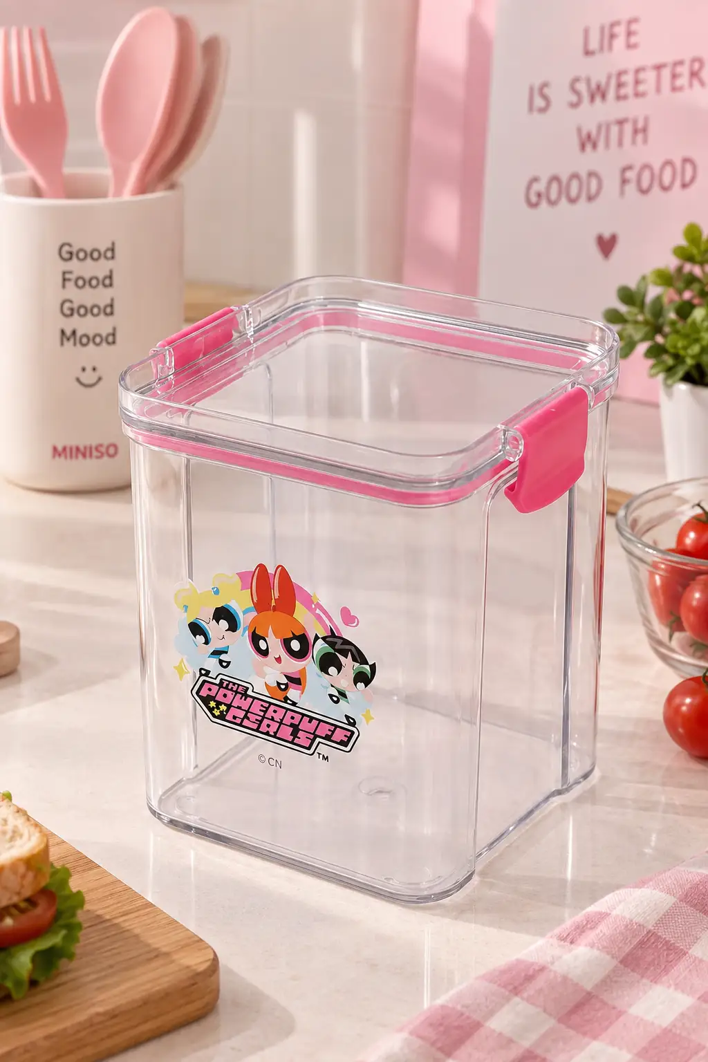 Powerpuff Girls Lisanslı Yemek Kabı 950 Ml – Sızdırmaz Büyük Kapasiteli Saklama Kabı