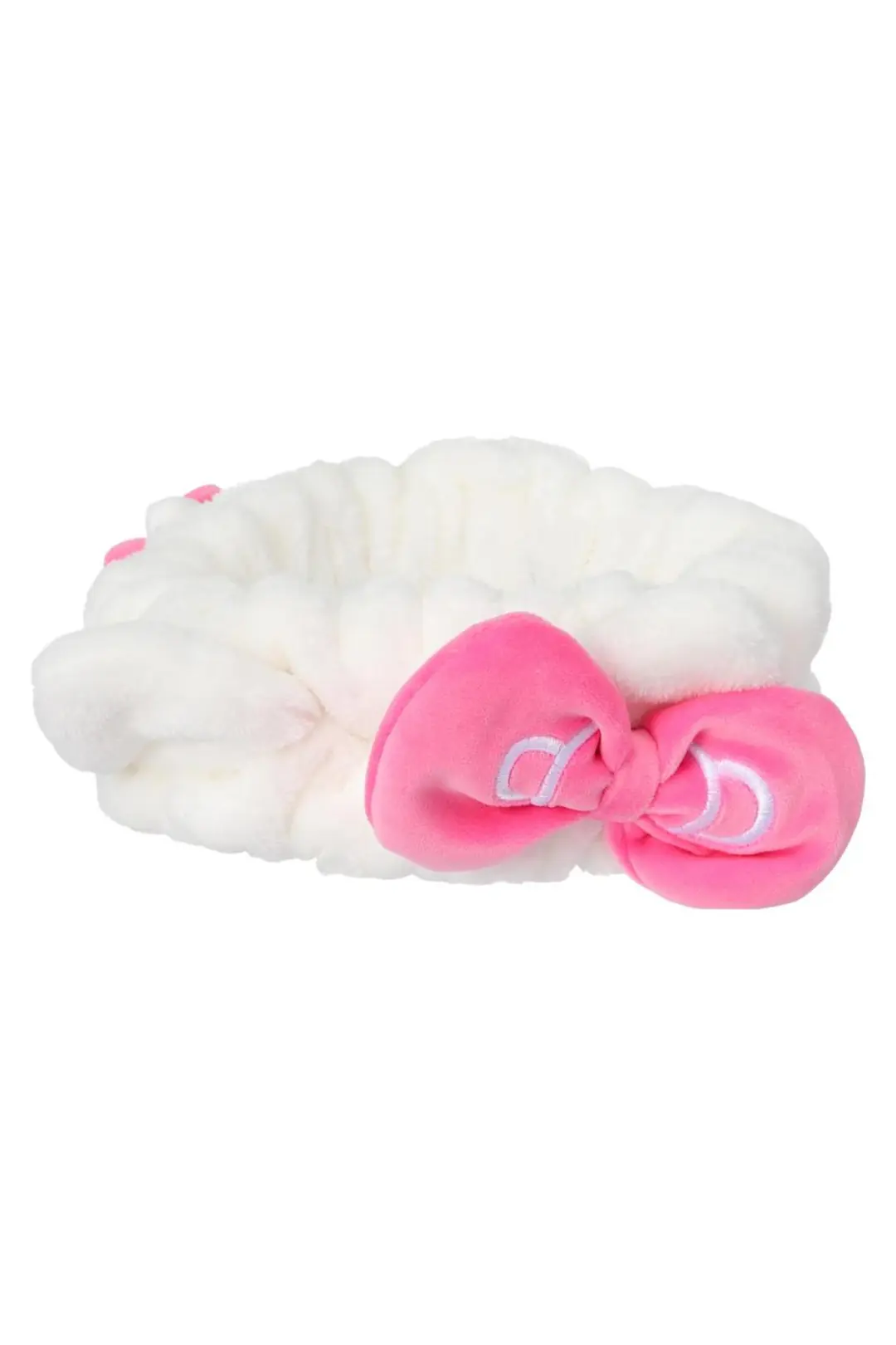 Sanrio Hello Kitty Lisanslı Kabartmalı Peluş Saç Bandı – Pembe – Yumuşak