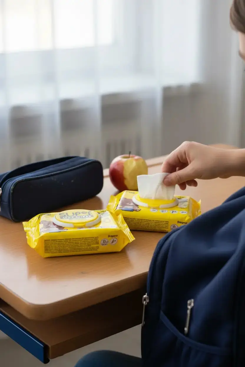 Doyfresh Super 8'li Mini Islak Mendil Seti – Anti-Alerjik & Alkol İçermez