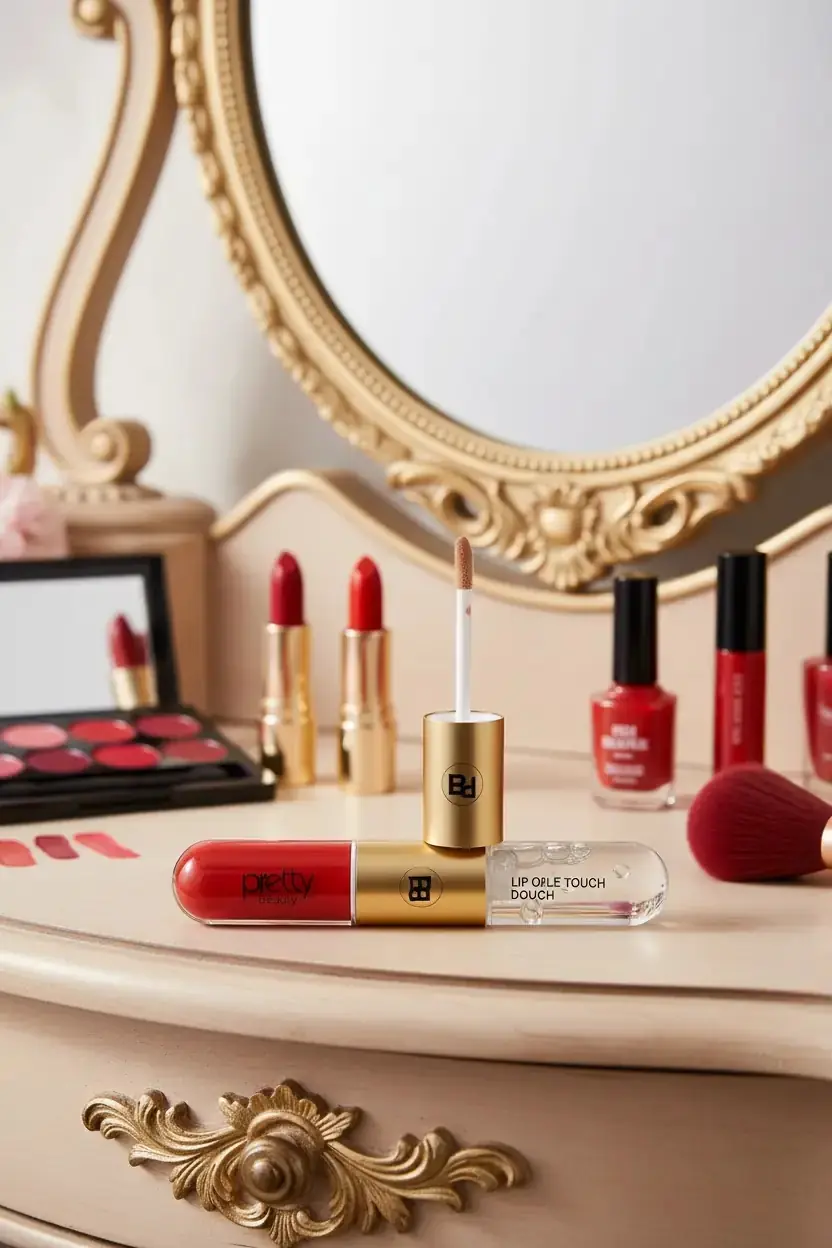 Pretty Beauty Çift Taraflı Mat Ruj ve Lip Oil – Yoğun Pigmentli ve Nemlendirici Etkili Ruj Pb-408A