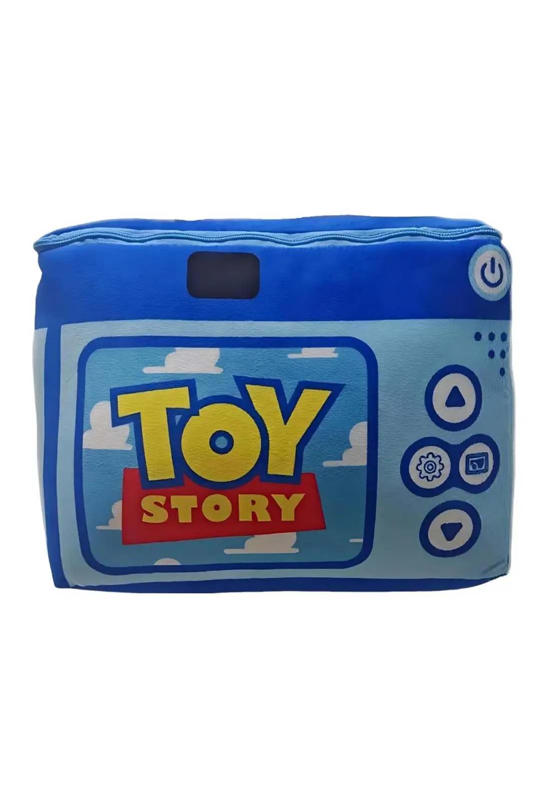 Disney Pixar Lisanslı Çift Taraflı Yastık-Battaniye Mavi 140 x 100 Cm – 2'si 1 Arada Konfor