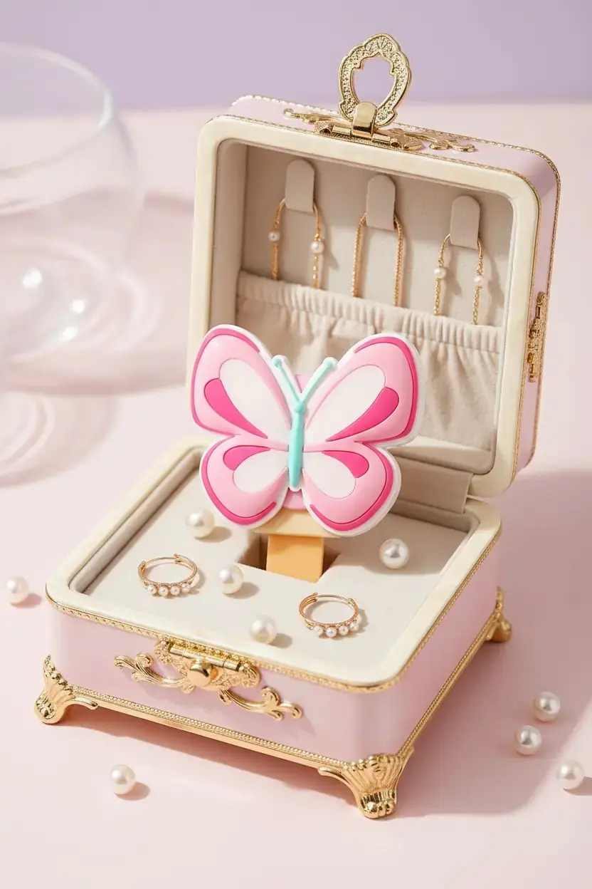 Miniso Lisanslı Tatlı Temalı Kelebek Lip Gloss – Nemlendirici Dudak Parlatıcısı