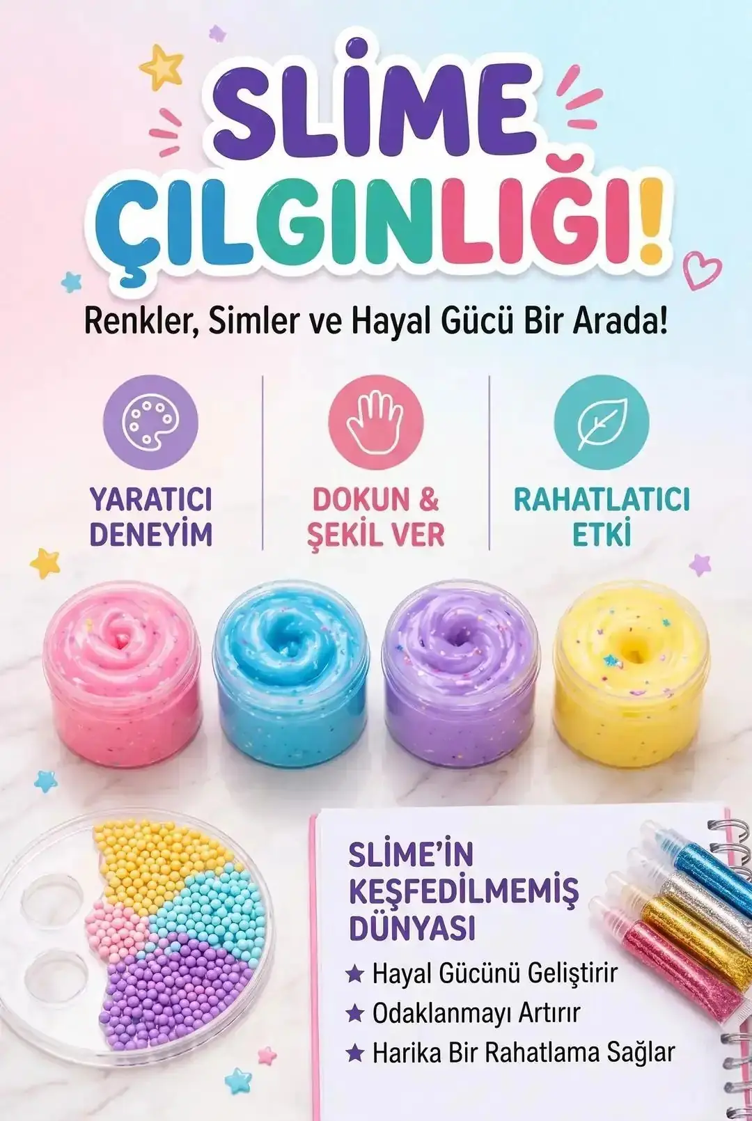 Slime Çılgınlığı: Eğlencenin En Renkli Hali