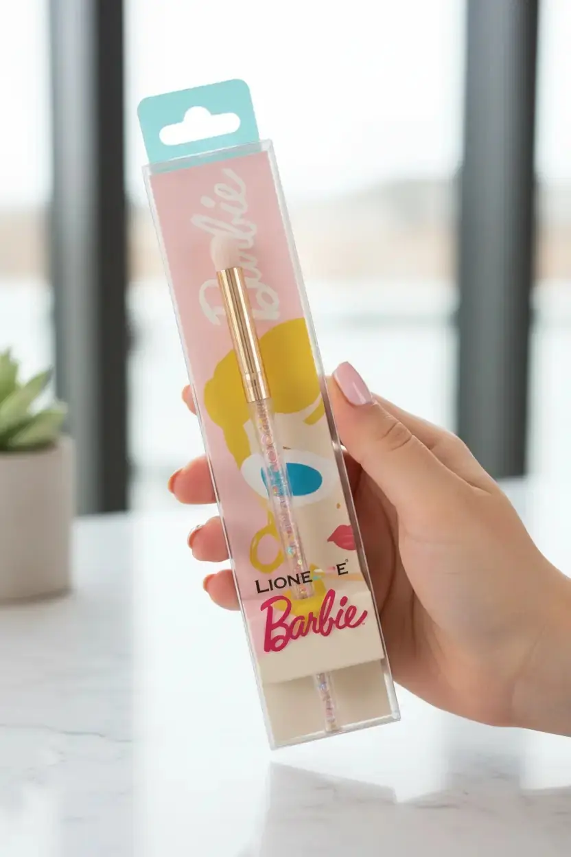 Barbie Lisanslı Karıştırma Far Fırçası – Profesyonel Göz Makyaj Fırçası