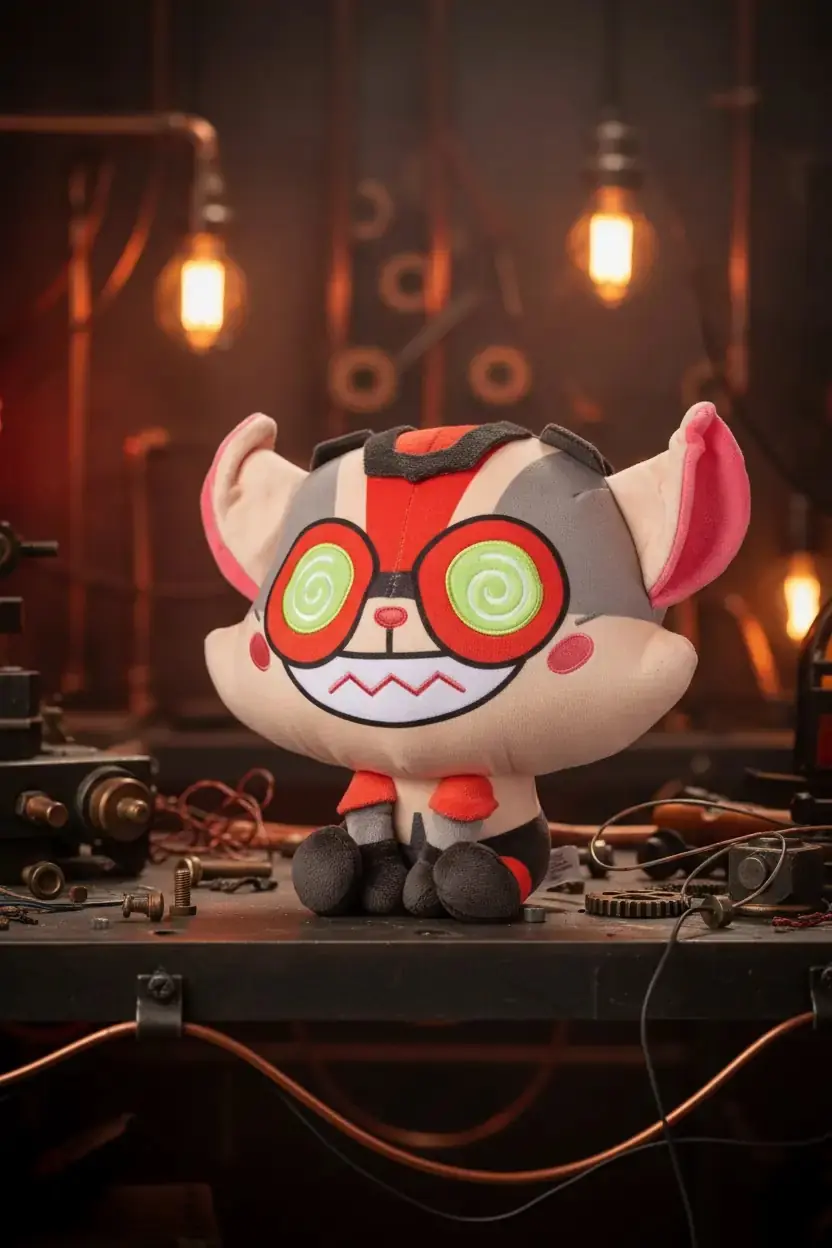 League of Legends Lisanslı Ziggs Oturan Peluş Oyuncak – Yumuşak Koleksiyonluk