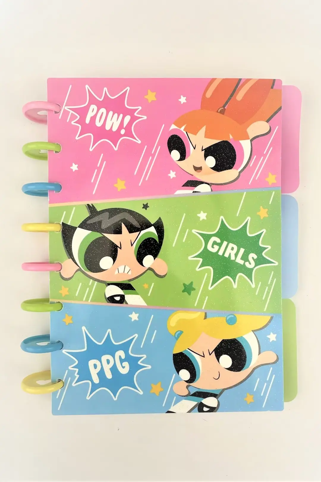 Powerpuff Girls Lisanslı Sert Kapak Spiralli Defter 80 Yaprak 21.4 Cm