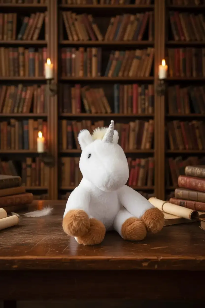 Harry Potter Lisanslı Unicorn Peluş Oyuncak 27 Cm – Oturan Yumuşacık Dekoratif Tasarım
