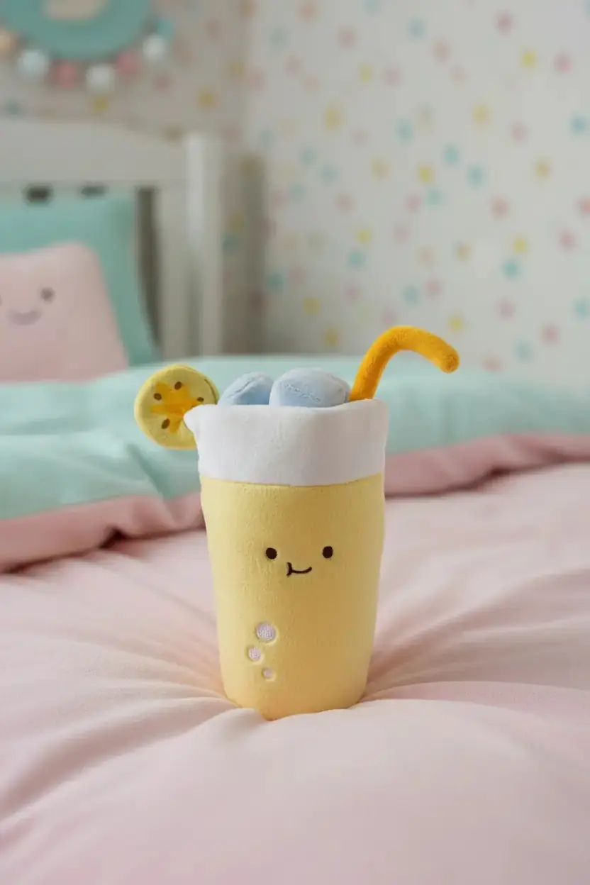 Miniso Lisanslı Sebze Serisi Limon Peluş Oyuncak 18 Cm – Canlı Sevimli Tasarım