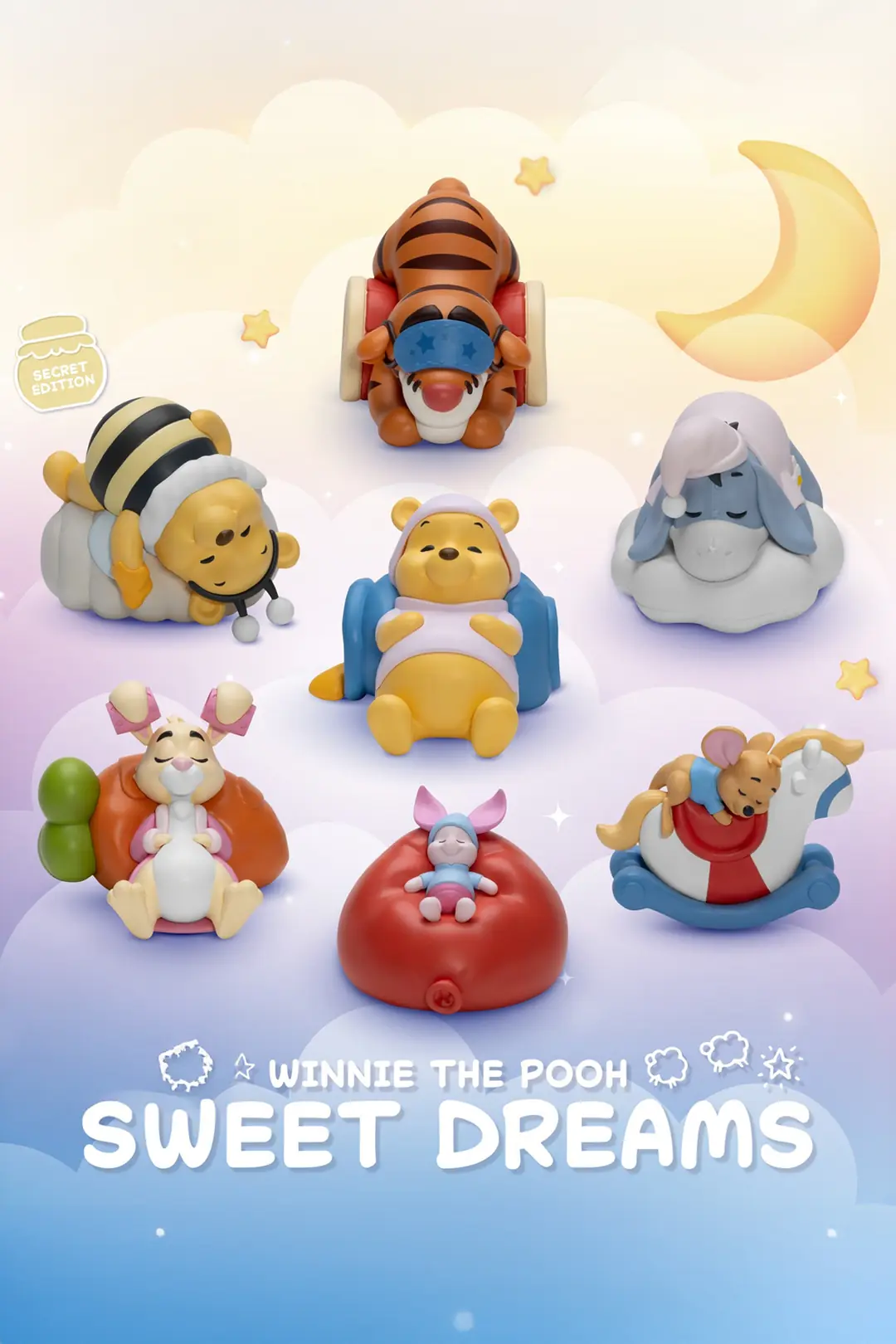 Disney Lisanslı Winnie the Pooh Tatlı Rüyalar Blind Box Figür – Sürpriz Model