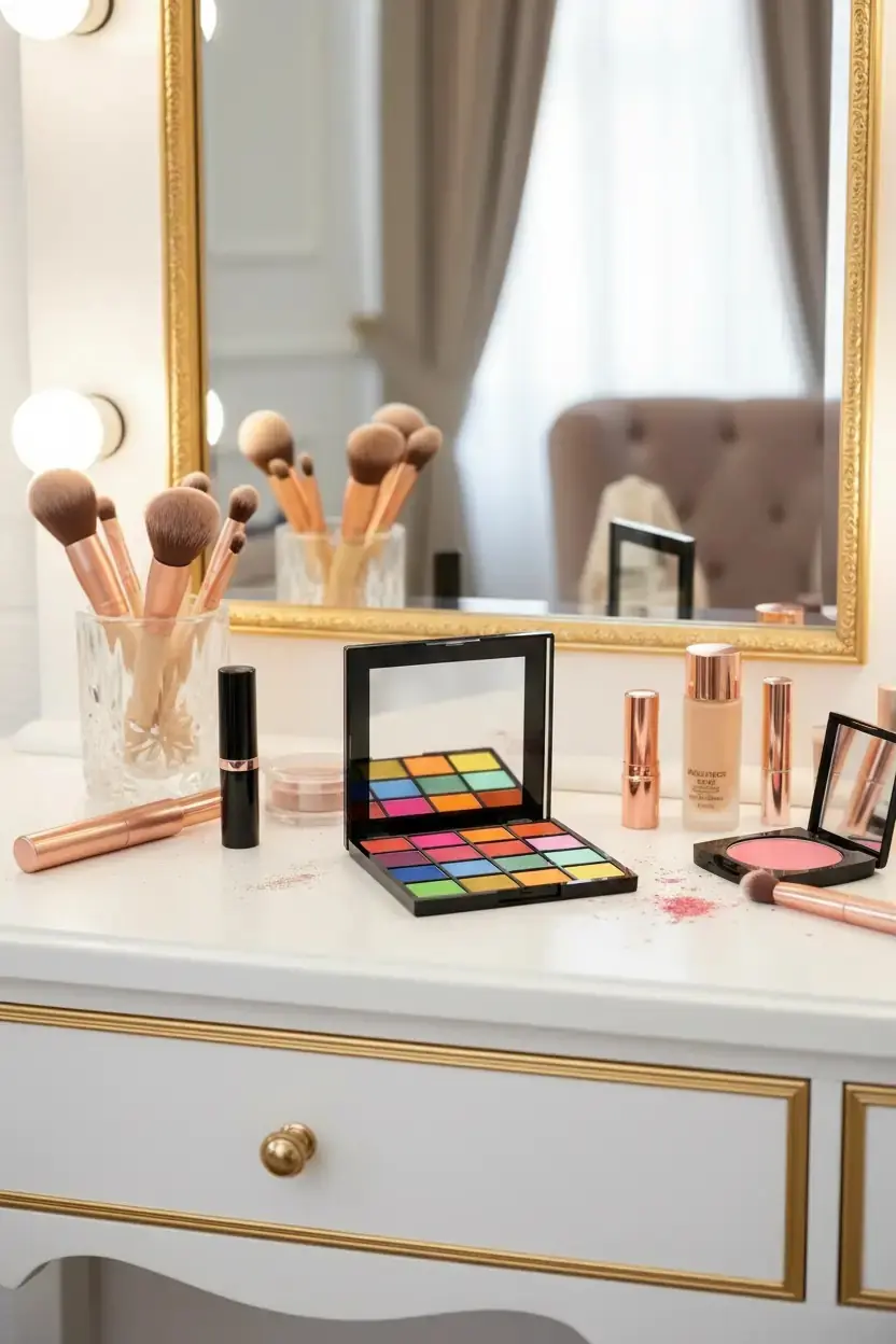 Pretty Beauty 16 Renk Far Paleti PB-182 – Yüksek Pigmentli ve Mat/Işıltılı