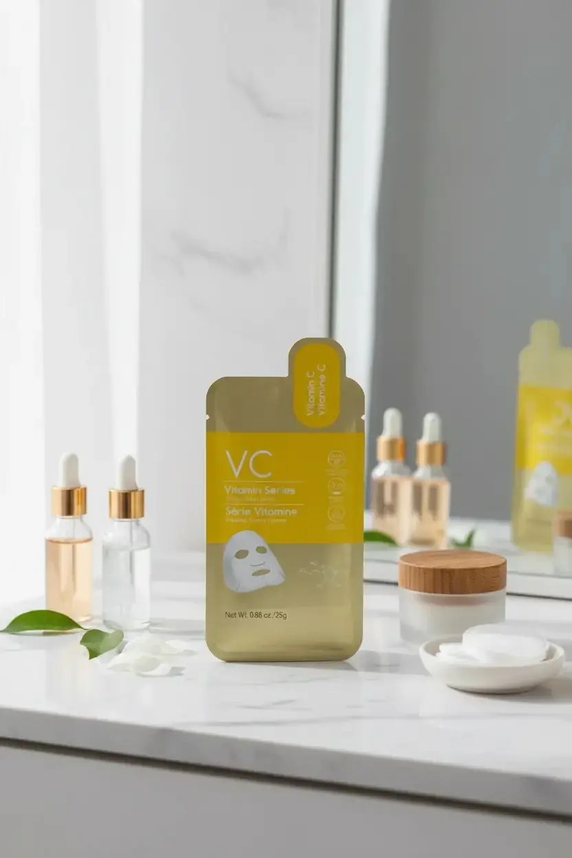Miniso Lisanslı Vitamin Serisi C Vitamini İçerikli Aydınlatıcı Kağıt Yüz Maskesi