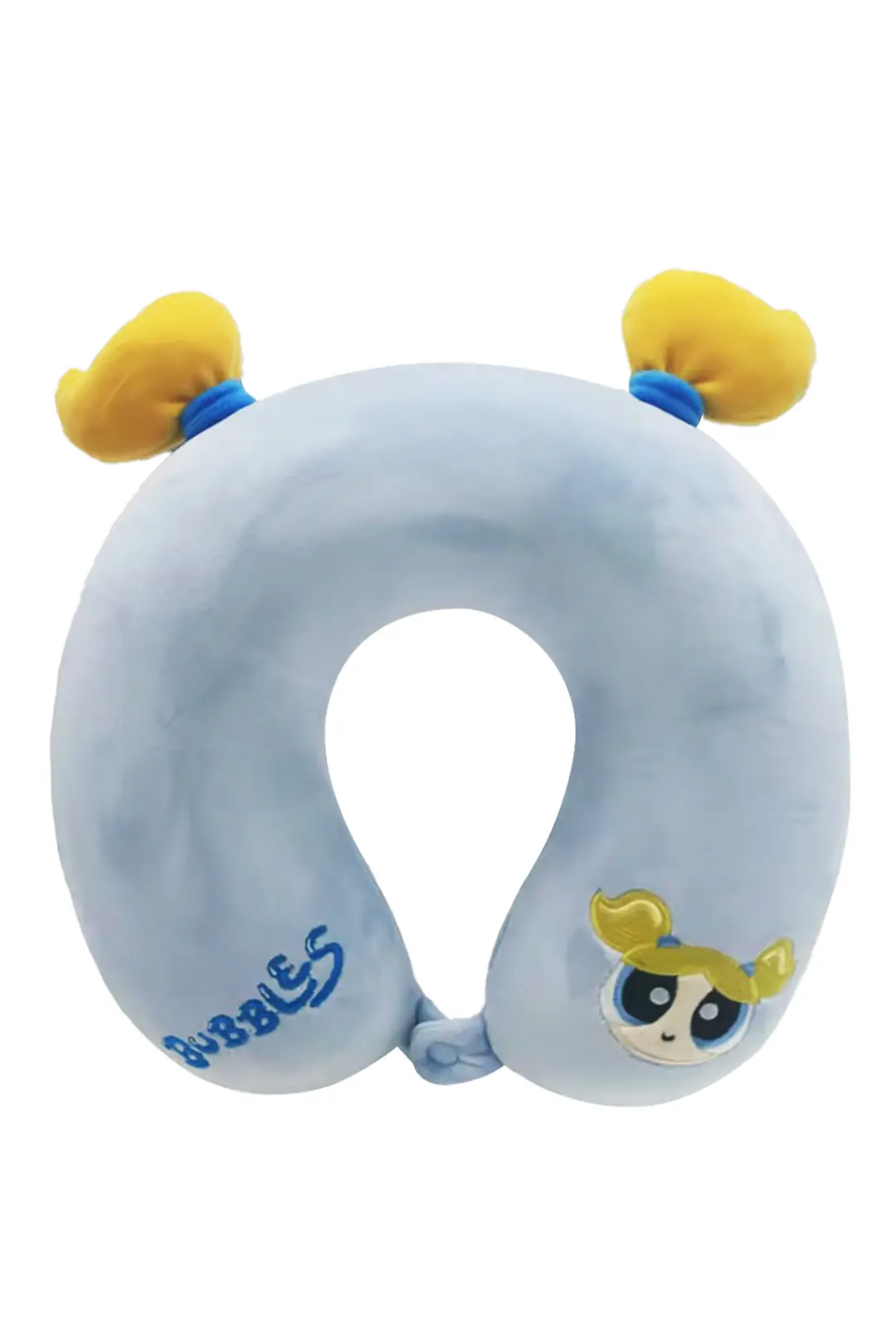 Powerpuff Girls Lisanslı Hafızalı Boyun Yastığı Bubbles – Ergonomik Tasarımlı Konforlu Seyahat Yastığı